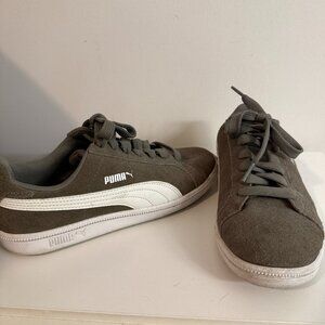 Puma Suede Tennis Sneaker Army Green